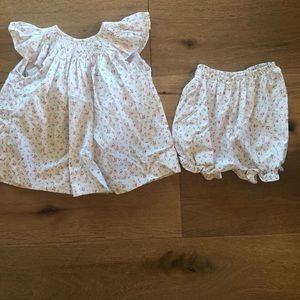 Remember Nguyen Smocked Floral Tunic & Bloomers